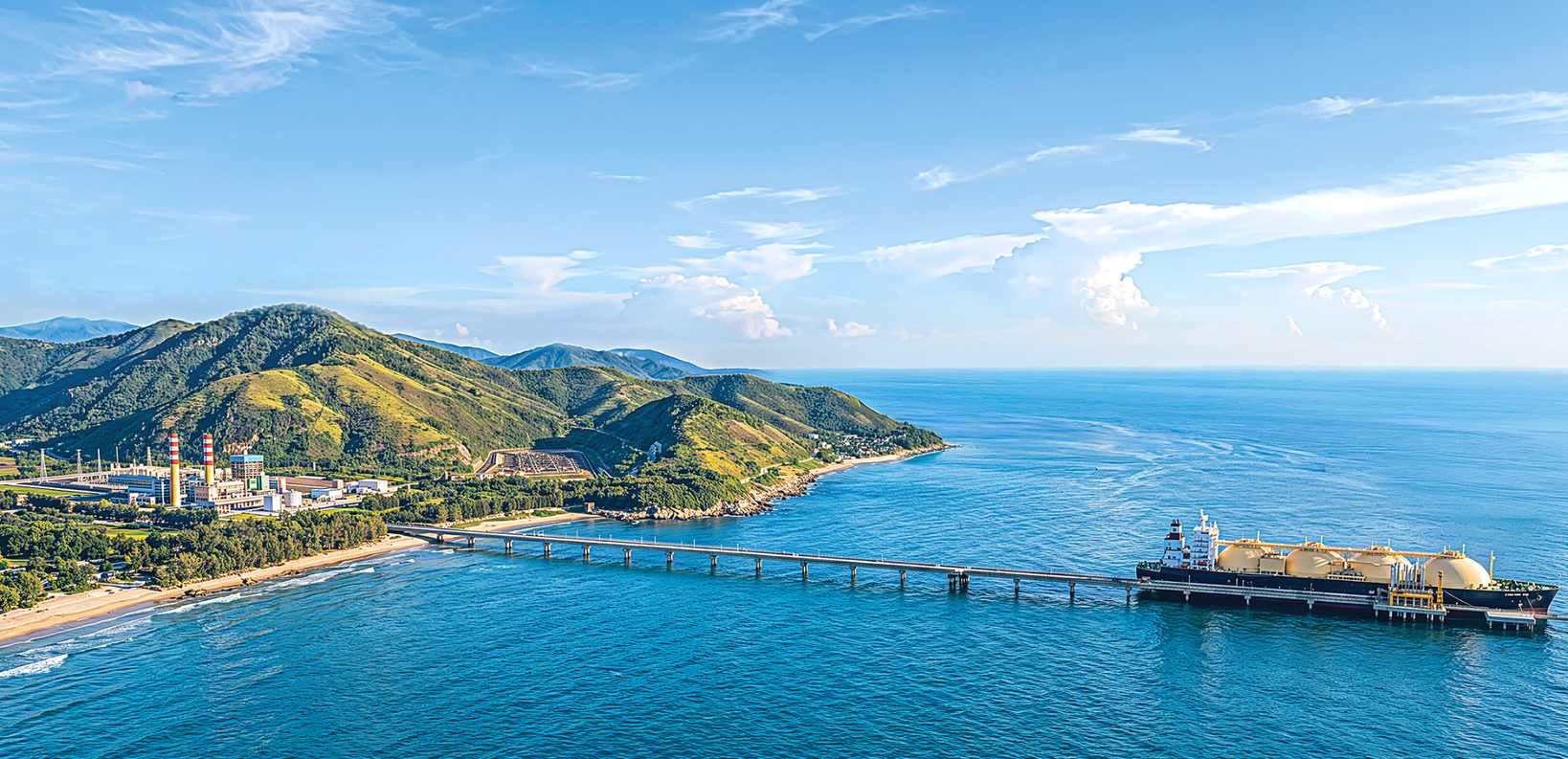 Phối cảnh Dự án Nhà máy nhiệt điện LNG Quỳnh Lập. Ảnh: Ngọc Anh