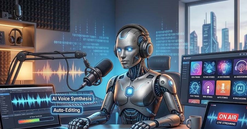 AI tạo podcast nhanh chóng, nhưng chưa thể thay thế người dẫn