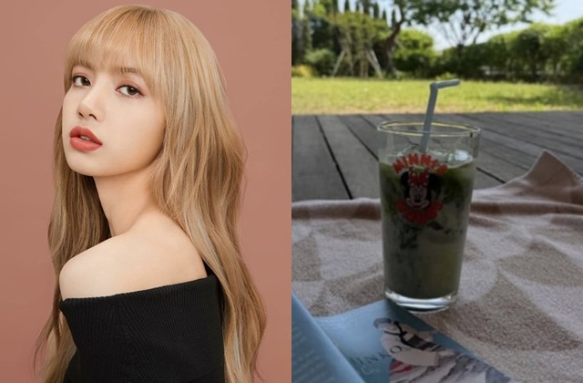 Lisa (Blackpink) gây sốt khi sử dụng một chiếc cốc giá rẻ. Ảnh cắt từ video