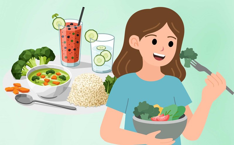 血糖値は適切な食事のおかげでコントロールできます。写真:ニュー・アン