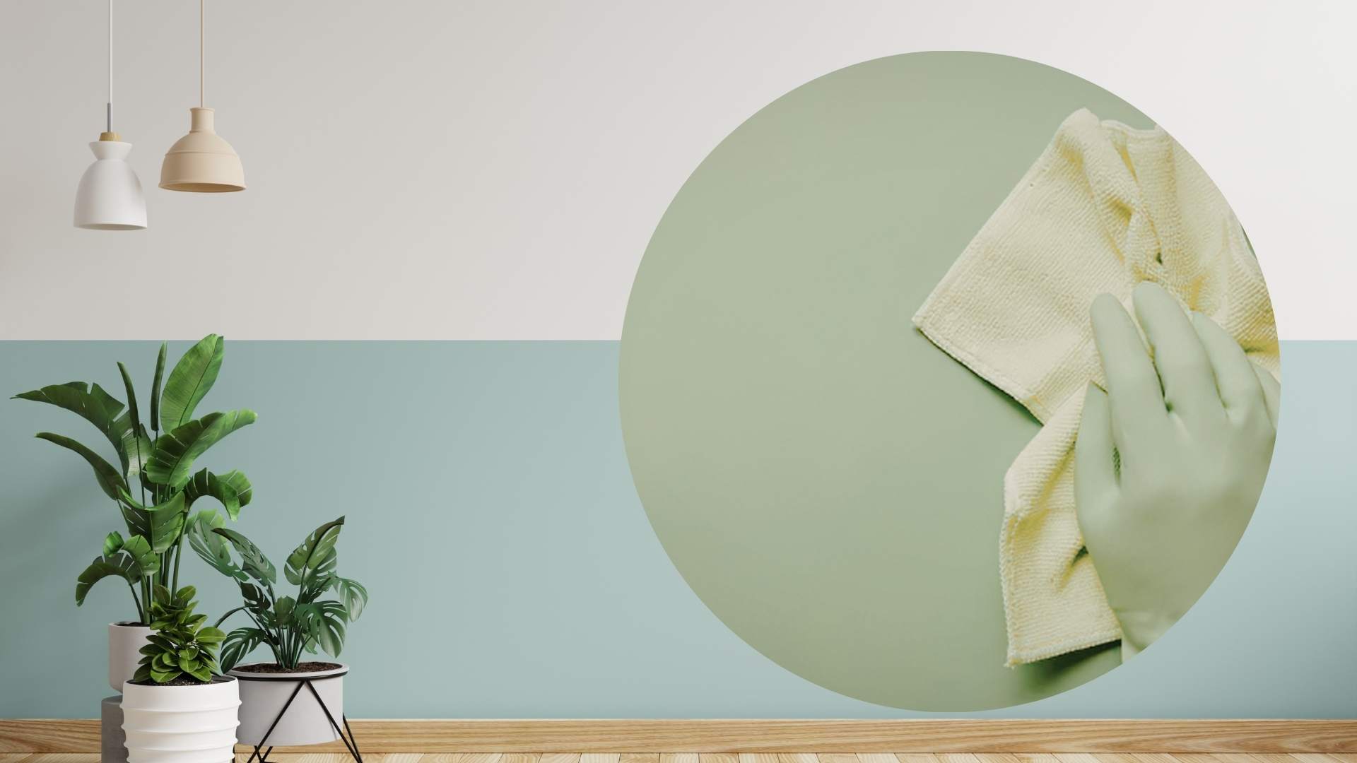 Cleaning walls properly helps the living space to be clean and beautiful and keep the paint layer more durable. Graphics: Thanh Thanh