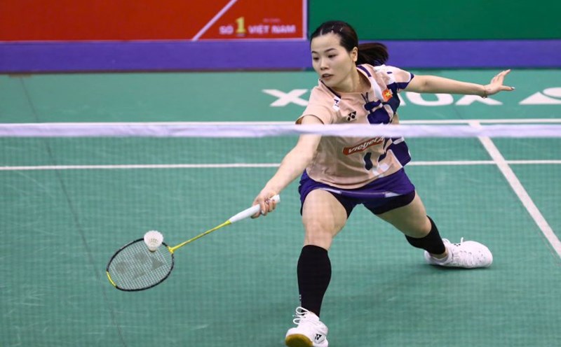 La jugadora de bádminton vietnamita Nguyễn Thùy Linh. Foto: Thanh Vũ
