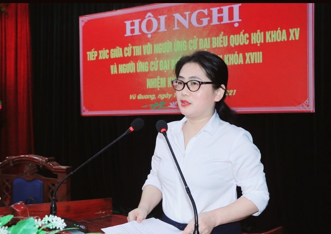 Bà Phan Thị Nguyệt Thu - Chánh án TAND tỉnh Hà Tĩnh, được điều động, bổ nhiệm giữ chức Chánh án TAND tỉnh Nghệ An. Ảnh: Ngọc Anh