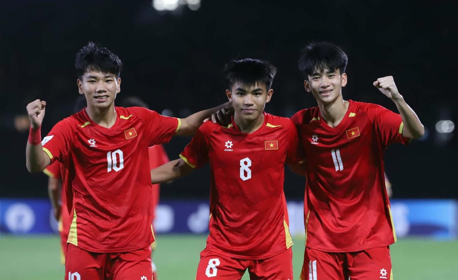 U17 Vietnam closes a memorable journey at the 2026 AFC U17 Championship finals. Photo: VFF