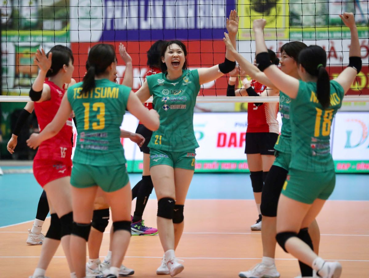 Gunma Green Wings has an important victory to nurture hopes for the semi-finals. Photo: Duy Nam