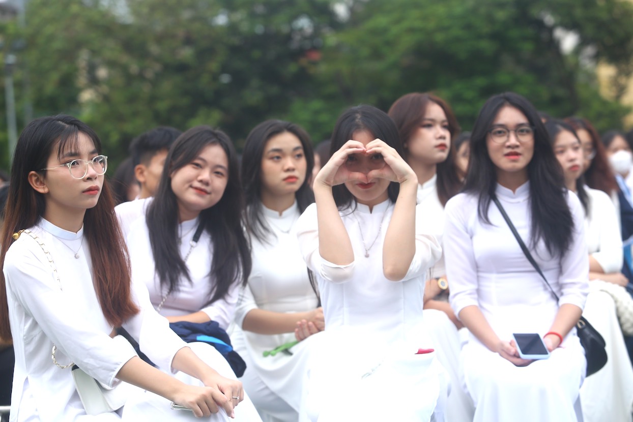 Sinh viên sư phạm được hưởng nhiều chính sách hỗ trợ về học phí, chi phí sinh hoạt. Ảnh: Vân Trang 