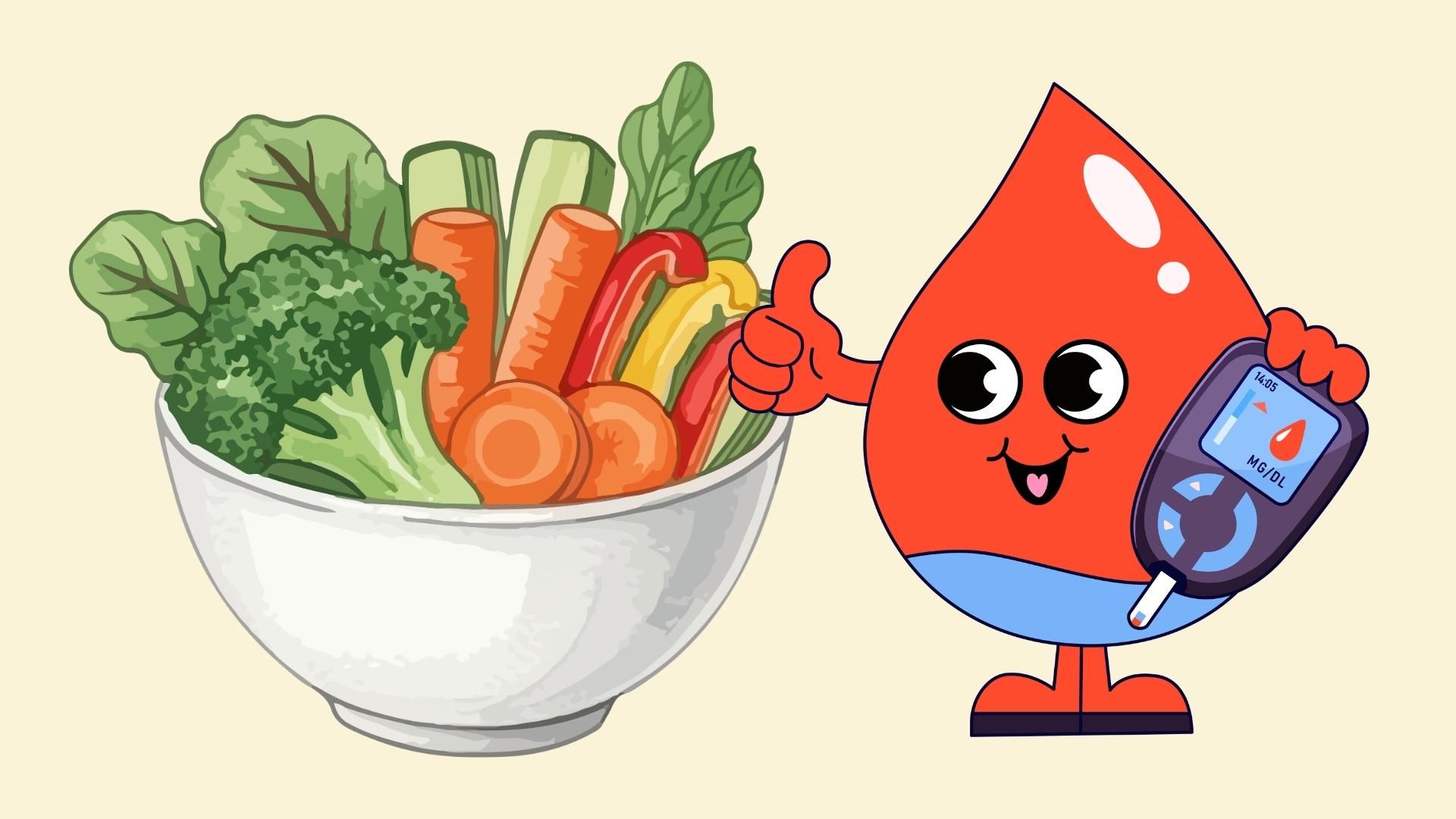 Controlling blood sugar is not difficult if you know the rule of eating first - going later. Graphics: Linh Dan