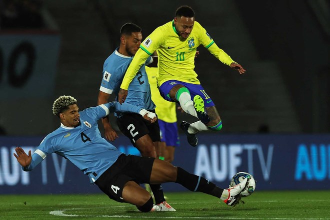 Neymar in Brazil national team jersey. Photo: AFP