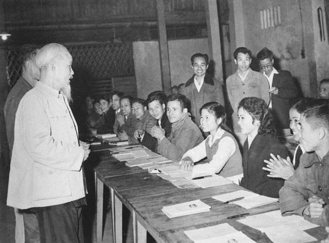 Dr. Nguyen Minh Chung - Member of the Standing Committee, Head of the Propaganda and Mass Mobilization Department of the Party Committee of the Fatherland Front, Central mass organizations. Photo: mattran. org