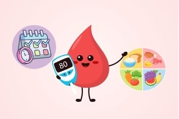Suggested snacks to help control blood sugar