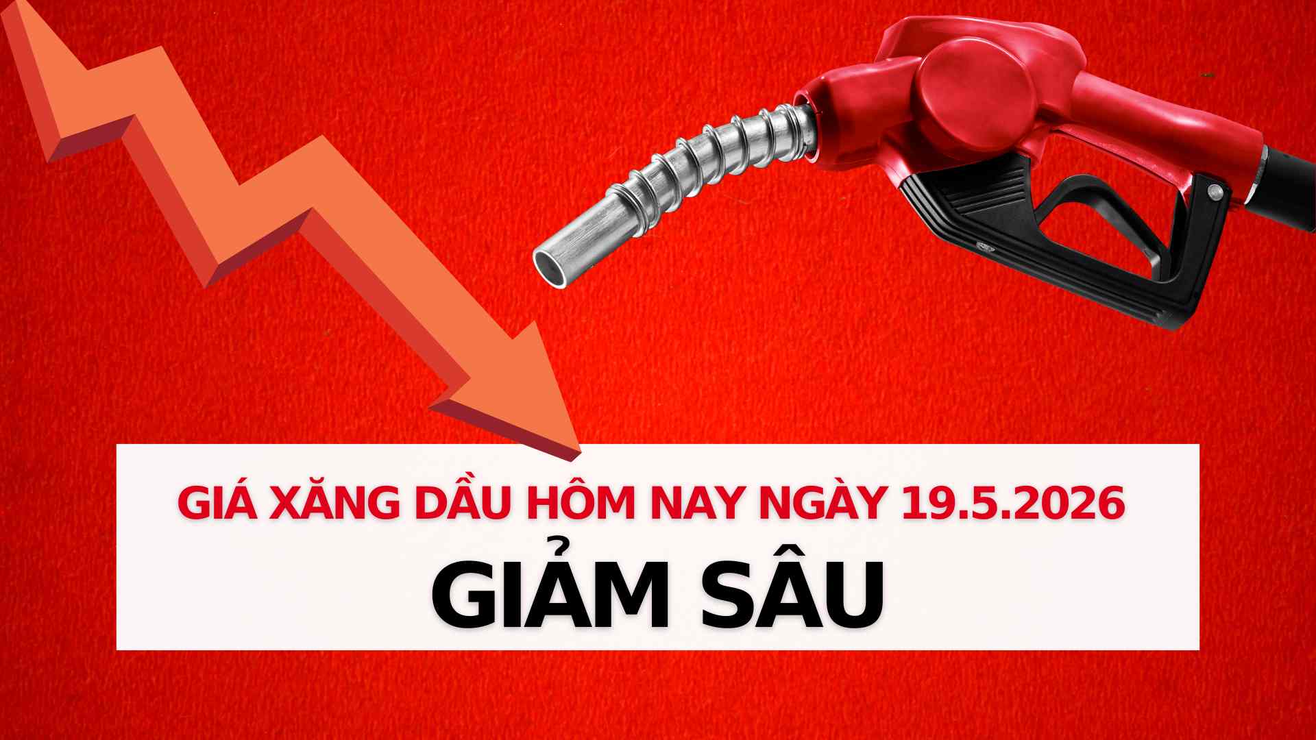 Gasoline and oil prices on May 19th: Deep decrease. Graphics: Thach Lam