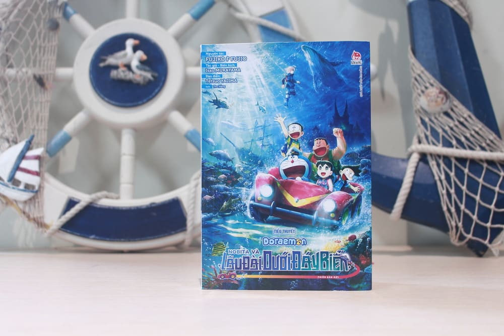 The novel "Doraemon: Nobita and the Castle at the Bottom of the Sea" officially launched to young Vietnamese readers. Photo: Publishing House