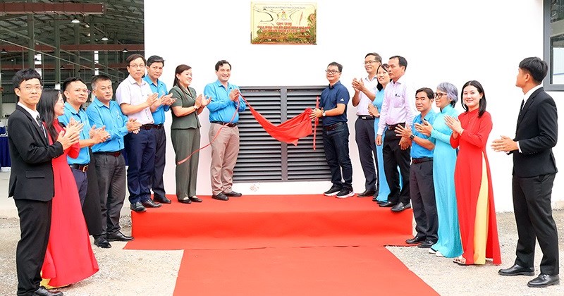 Quảng Ngãi gắn biển công trình chào mừng Đại hội XIV Công đoàn Việt Nam
