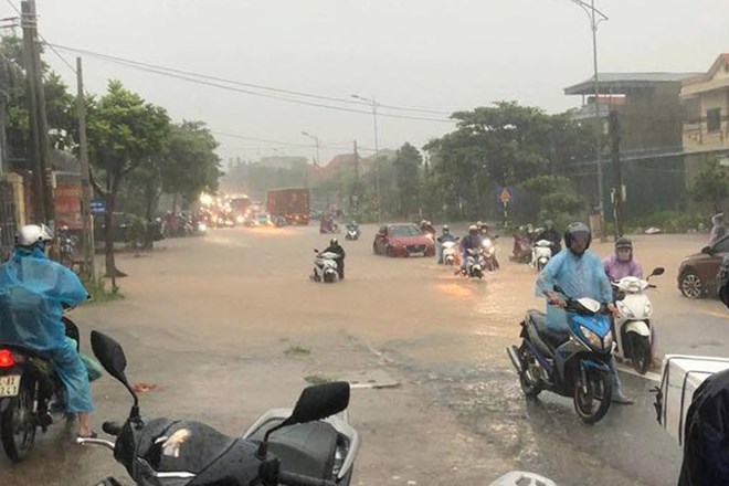 Forecast of the area with the heaviest rain in the next 2 days, dangerous weather warning