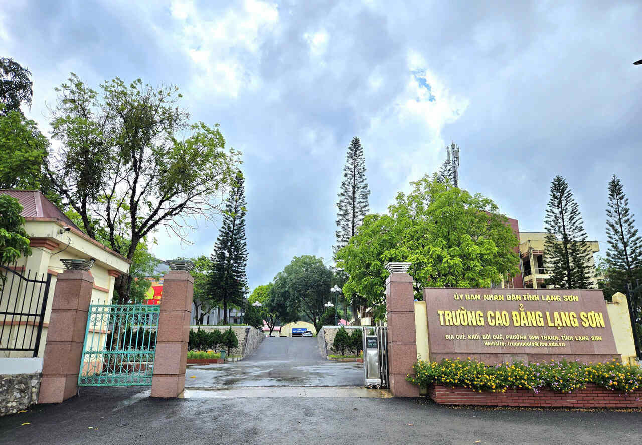 Lang Son College campus in Tam Thanh ward, Lang Son province. Photo: Khanh Linh