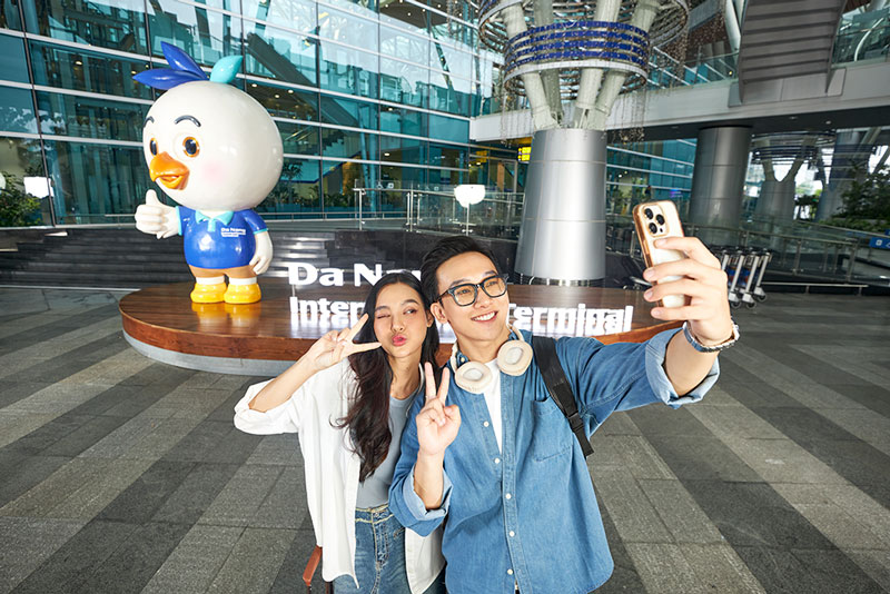 Da Nang inicia el proyecto de ampliación de la terminal internacional T2 en el aeropuerto de Da Nang con una inversión total de casi 1.500 mil millones de VND. Foto: BTC