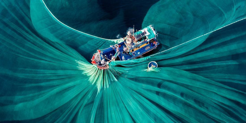 Silk of the Sea" by Cao Thi Ngoc Diem – a work entering the final round of The Pano Awards Southeast Asia Open Photographer in 2025. Photo: Epson