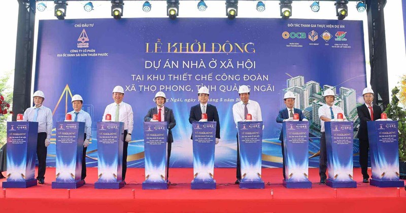 Quảng Ngãi khởi công dự án nhà ở xã hội 1.092 tỷ đồng