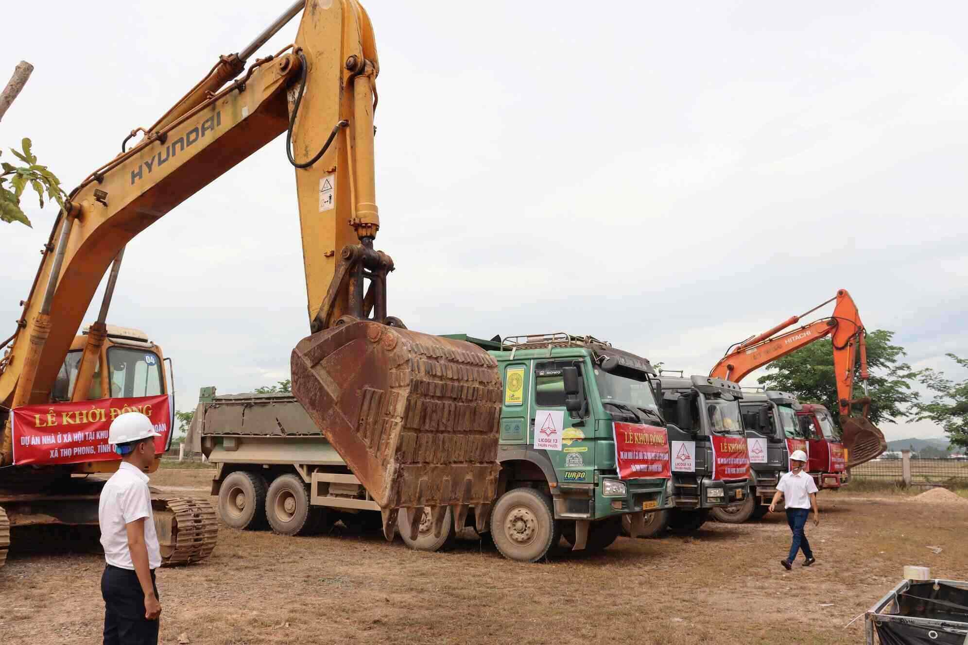 Dự án được xây dựng tại xã Thọ Phong, nơi tập trung hàng chục nghìn công nhân, người lao động đang làm việc. Ảnh: Đông Giang