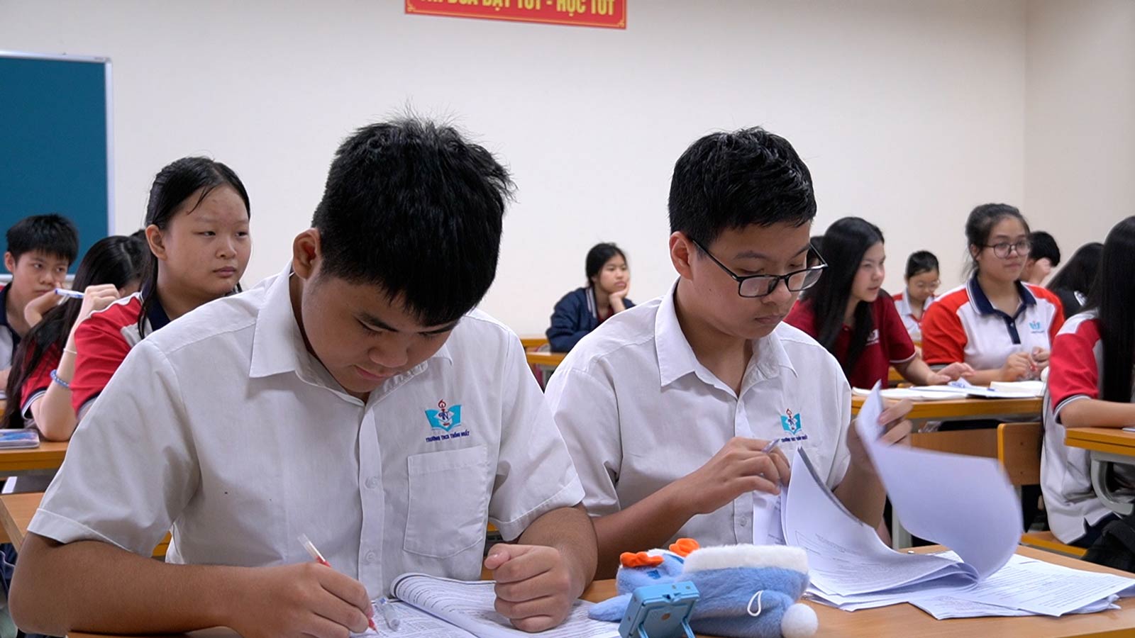 Học sinh cần cân bằng thời gian học tập và nghỉ ngơi trong giai đoạn nước rút. Ảnh: An Phương