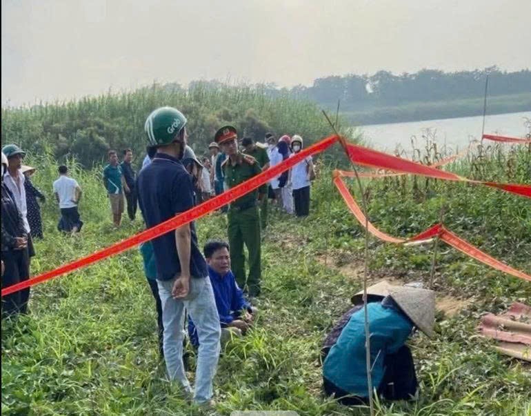 The area where the tragic drowning incident that killed 5 teenagers in Phu Tho occurred. Photo: phutho. gov. vn