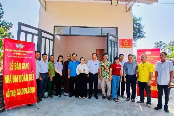A Great Solidarity house in Ea Cao ward (Dak Lak). Photo: mattran. org. vn
