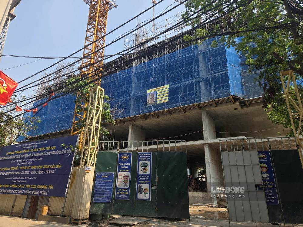 Close-up of the social housing project in Ngoc Hoi commune. Photo: Nhu Ha