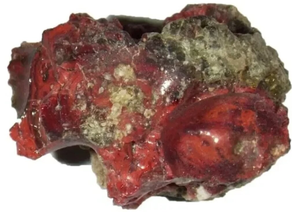The stone was discovered in New Mexico nearly a century ago during the Trinity nuclear test - the first nuclear explosion in the world. Photo: Professor Luca Bindi