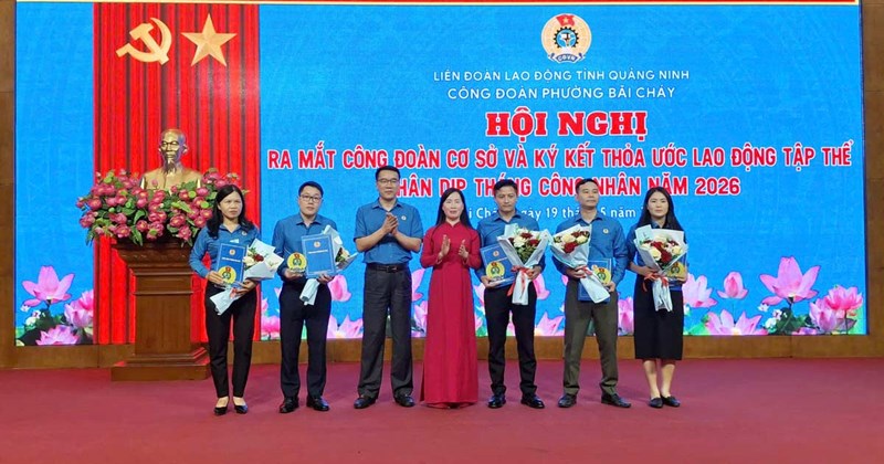 Quảng Ninh: Thành lập 5 công đoàn cơ sở tại phường Bãi Cháy