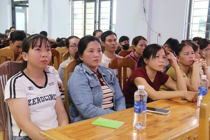 Ngày hội có sự tham dự của gần 200 đoàn viên, người lao động. Ảnh: Nguyễn Linh