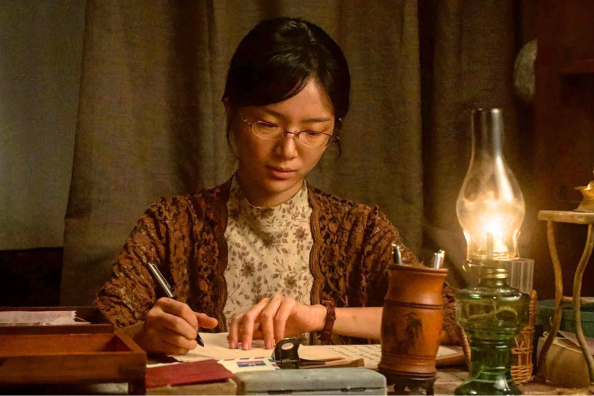 Ly Tu Dong is the main actress of the movie "Love Letter to Grandma". Photo: Producer