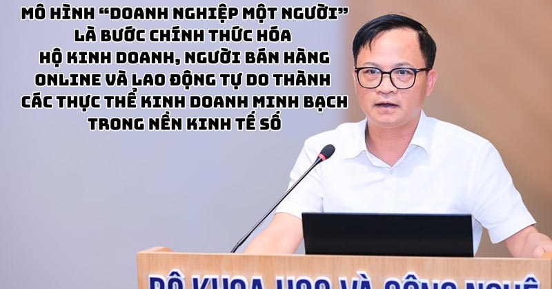 Kinh doanh một người" lên ngôi trong nền kinh tế số