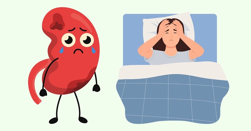 Mất ngủ kéo dài ảnh hưởng thế nào đến thận?