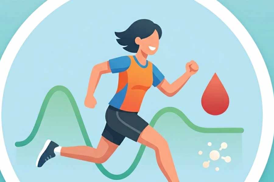 Exercising at the right time can help improve blood sugar. Graphics: Thien Nhan