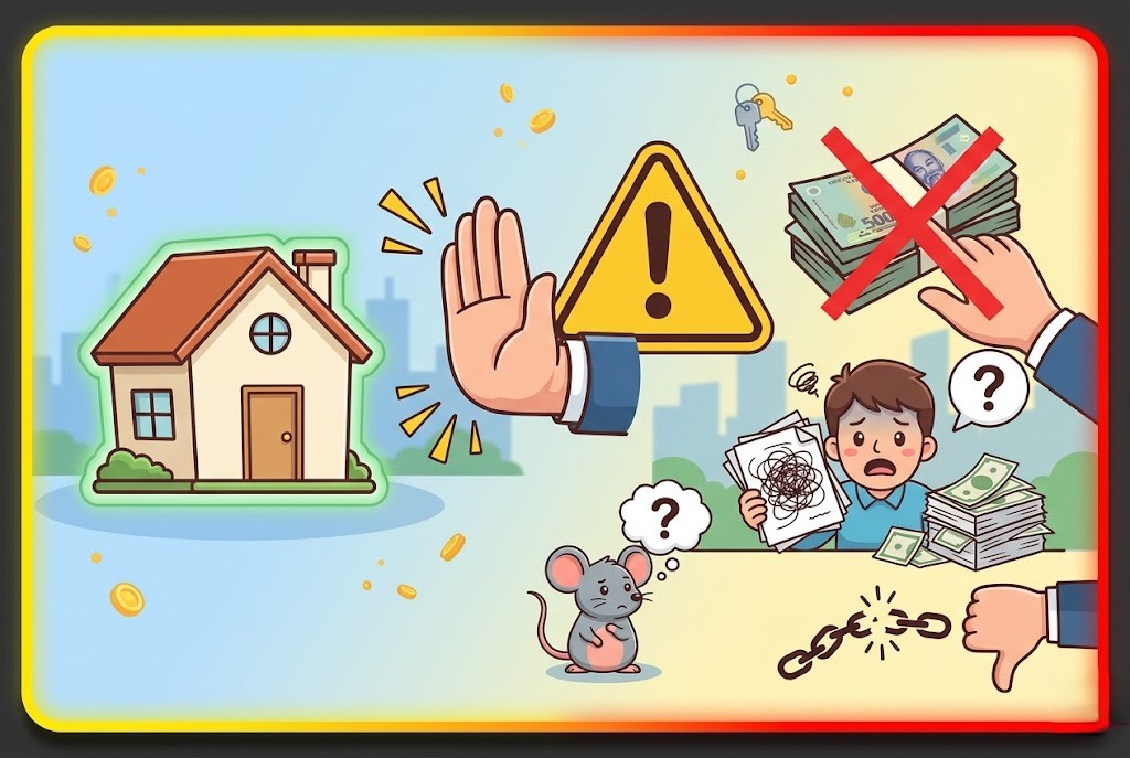 Don't rush to buy a house when you encounter the signs below