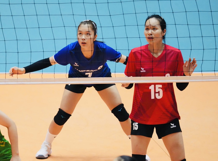 Vietinbank volleyball team will use domestic players at VTV9 - Binh Dien Cup 2026. Photo: VFV