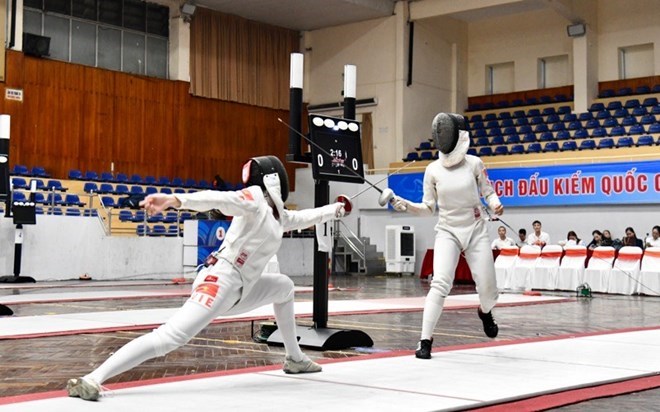 Vietnamese fencing still strives to find results in international competition programs. Photo: Vietnam Sports Administration
