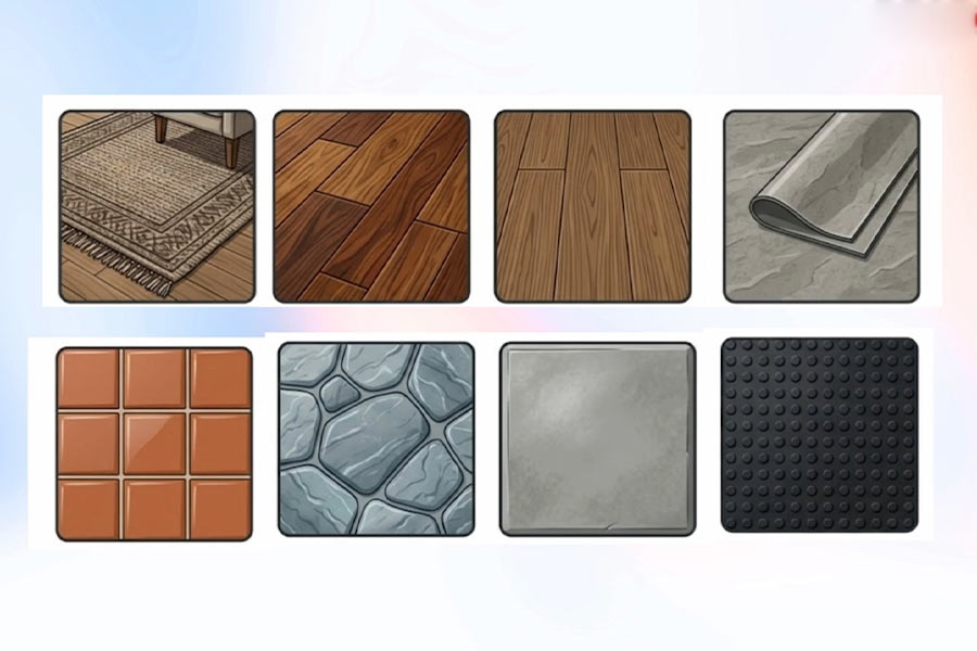 8 best materials for paving living room floors