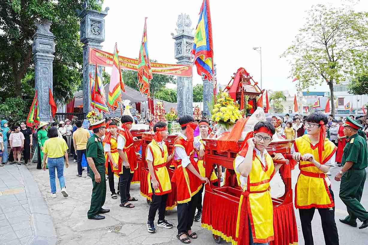 Nghe Nhoi Festival contributes to preserving and promoting the value of traditional cultural heritage. Photo: Le Thanh Nghi Ward