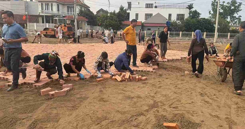 Dân chung tay xây nhà tưởng niệm bà Hoàng Thị Loan