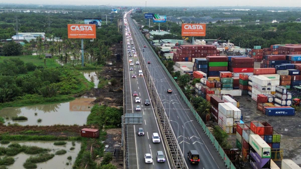 Hướng ngược lại từ TPHCM đi các tỉnh thông thoáng. Ảnh: Anh Tú