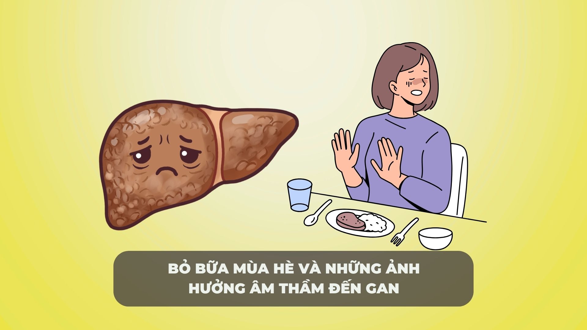 Skipping summer meals and the silent effects on the liver