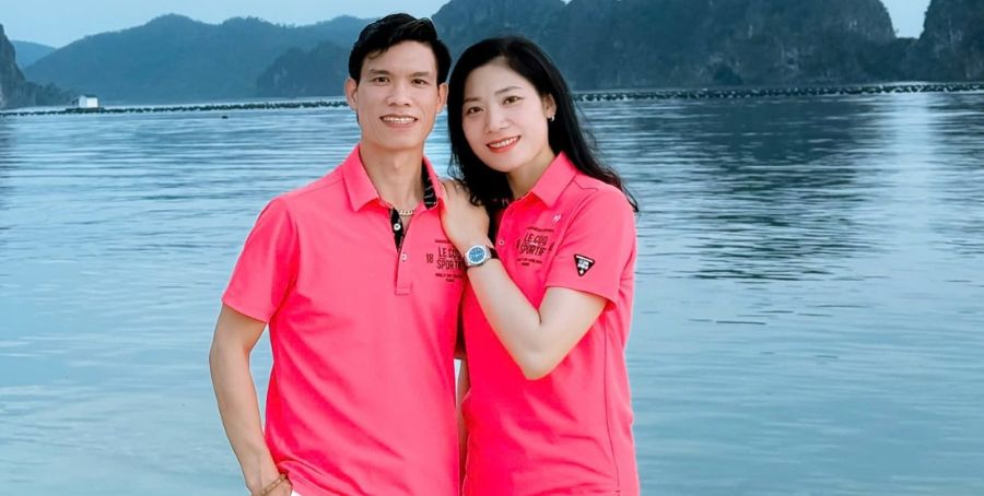 Former player Pham Thi Yen's husband reminisces about old memories. Photo: Character provided