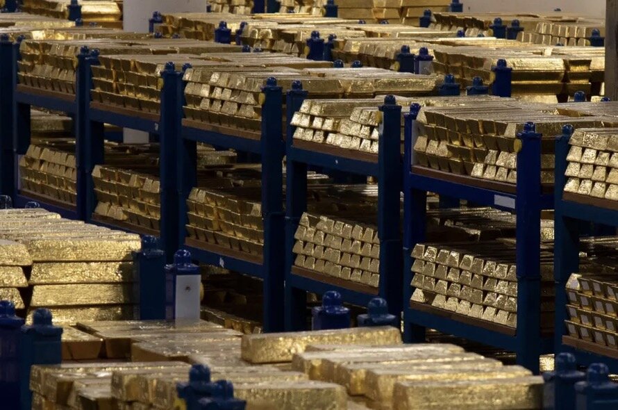 Gold is stored at the Bank of England. Photo: Bank of England