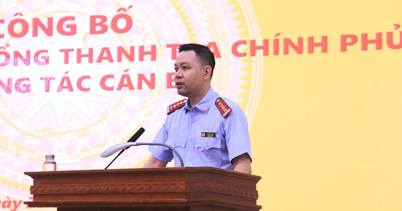 Công bố quyết định nhân sự tại Thanh tra Chính phủ, Bộ, ngành