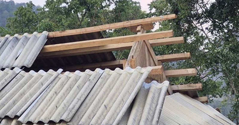 Điện Biên: Xã thiệt hại hơn 1 tỷ đồng vì mưa đá, giông lốc