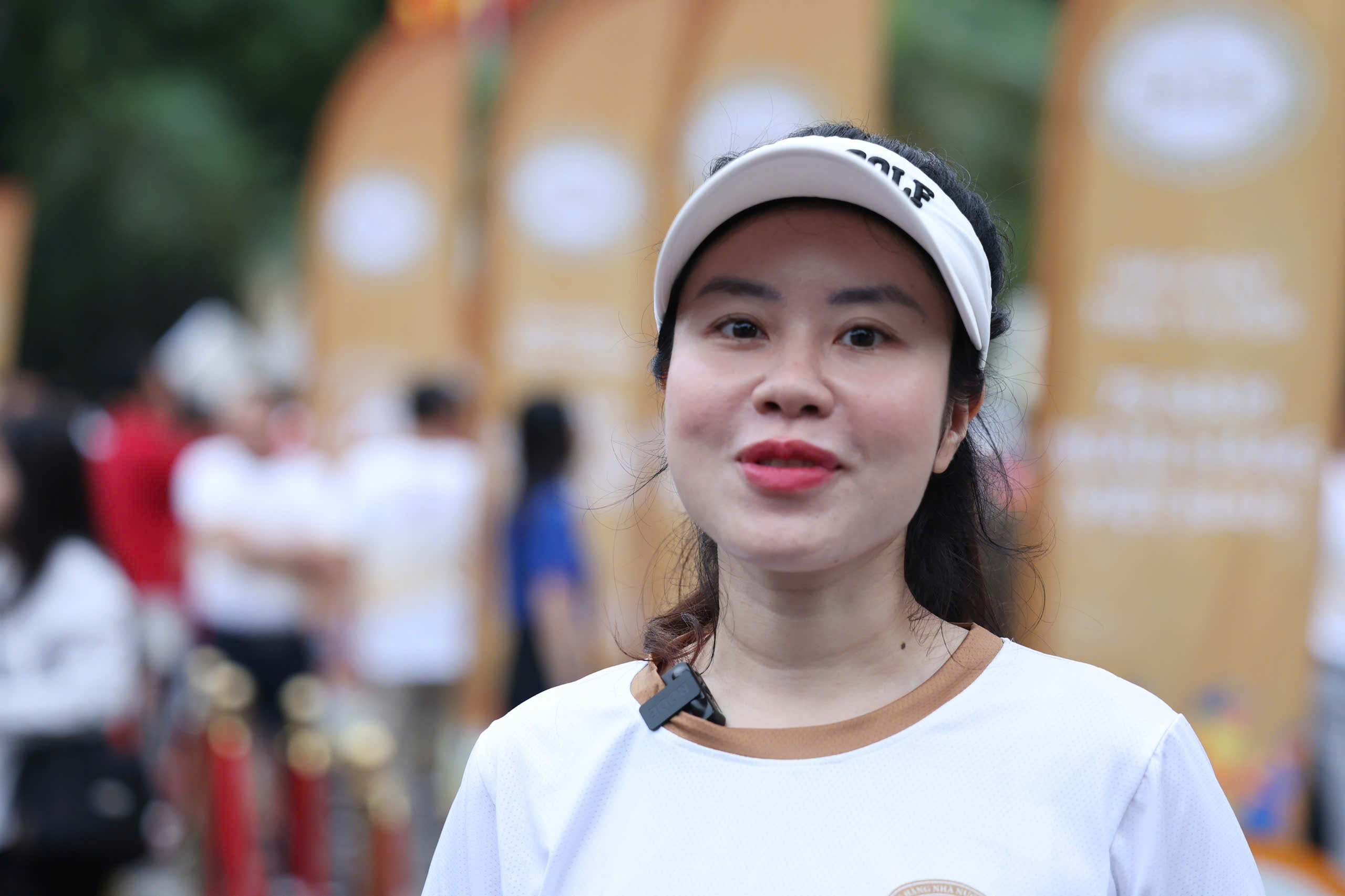 Vận động viên An Phương Hoa đến từ Công đoàn Ngân hàng Việt Nam. Ảnh: Hải Nguyễn