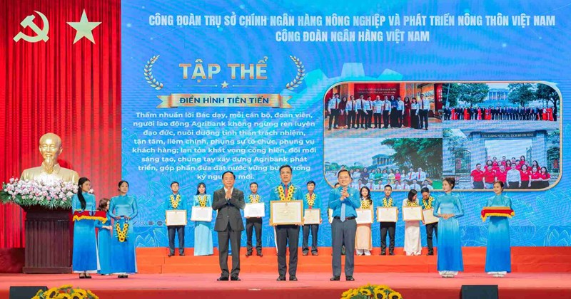 Công đoàn Agribank được Tổng Liên đoàn Lao động Việt Nam biểu dương