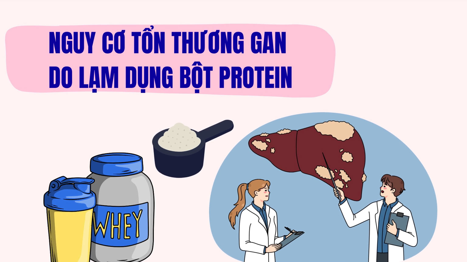Risk of liver damage due to protein powder abuse