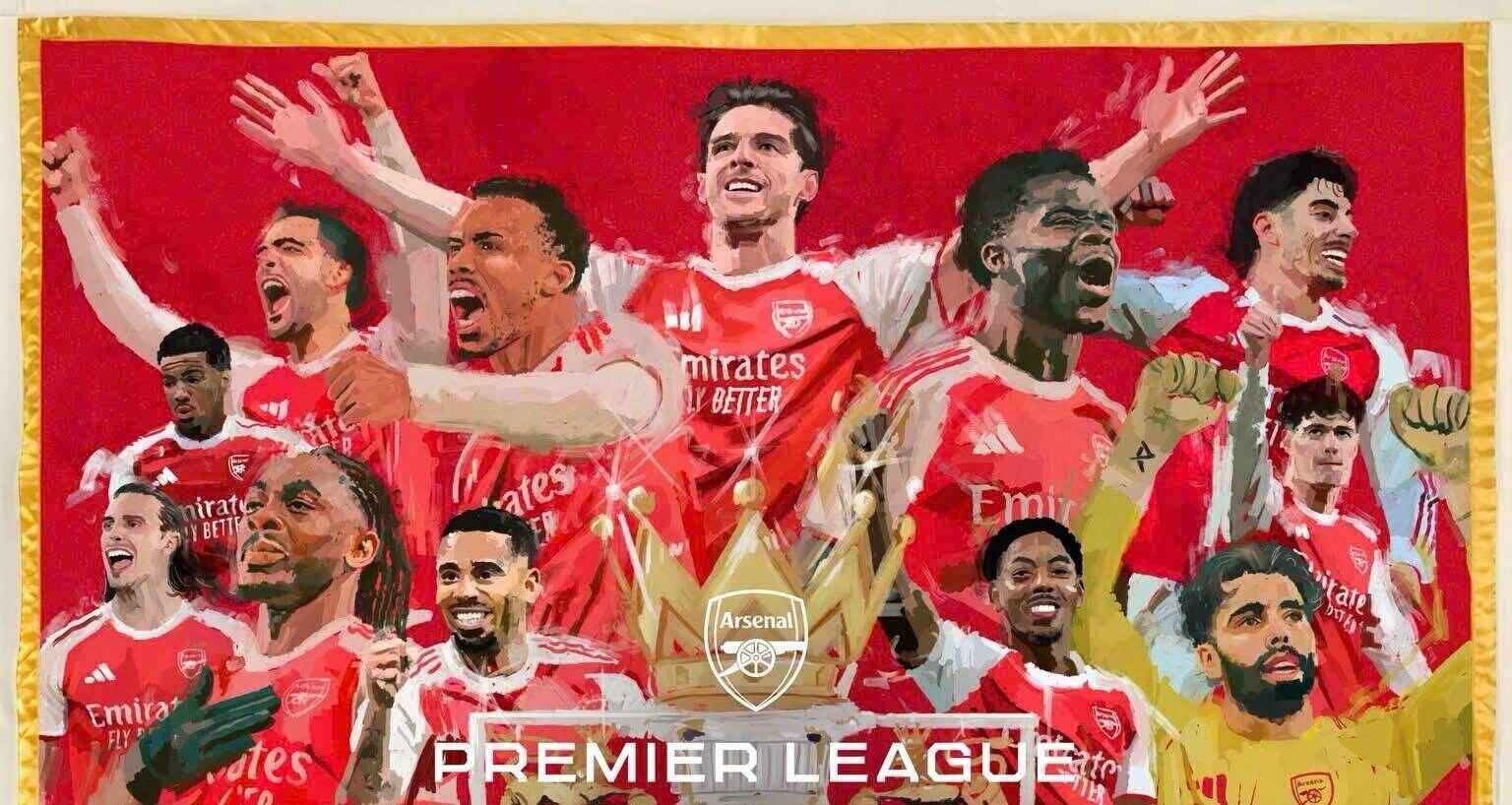Arsenal won the Premier League with a breathtaking scenario, divided into many stages. Photo: Arsenal FC